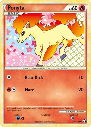 Ponyta 072  - Common