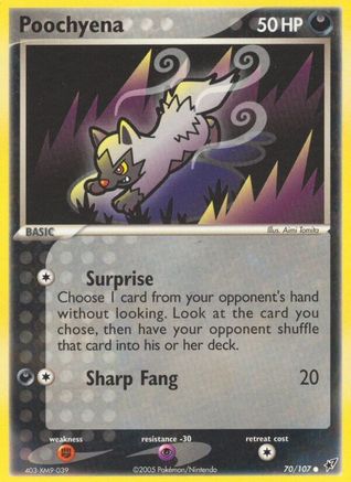 Poochyena 070/107  - Reverse Holofoil - Common