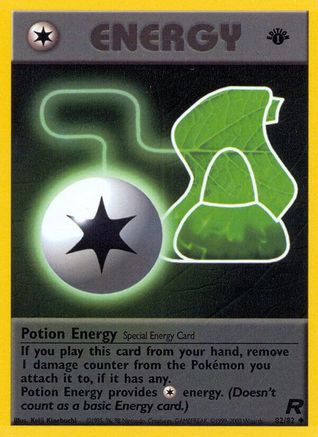 Potion Énergie (82/82) [Team Rocket 1ère édition] 