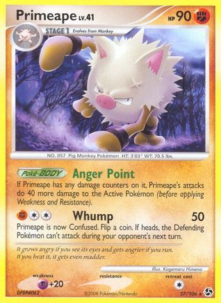 Primeape  - Rare