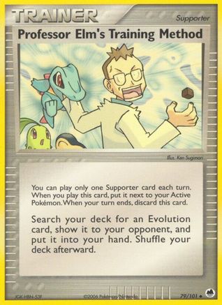 Professor Elm's Training Method 079  - Reverse Holofoil - Uncommon