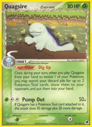 Quagsire (Delta Species) 021  - Rare