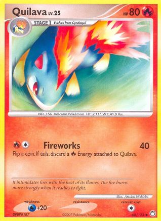 Quilava (60/123) [Diamant et perle : trésors mystérieux] 