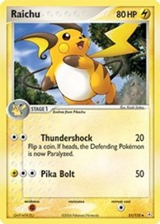 Raichu (51/110) (Estampillé) [EX : Fantômes de Holon] 