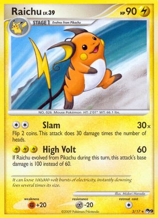 Raichu 003  - Rare