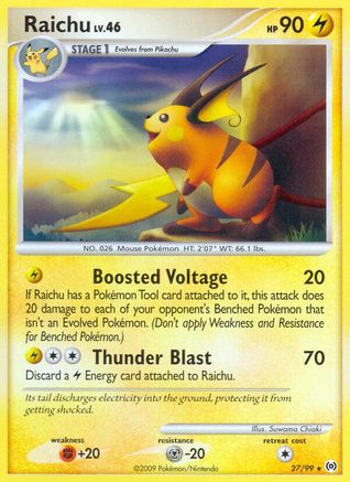 Raichu 027  - Rare