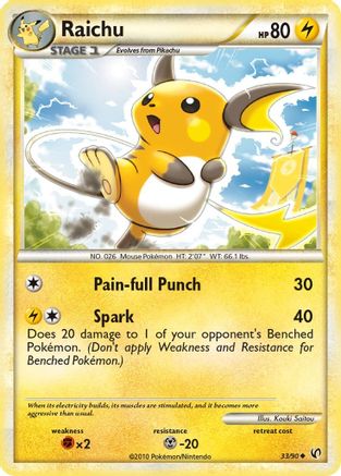 Raichu  - Uncommon