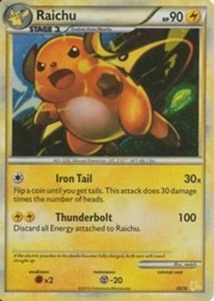 Raichu (#30 Holo)  - Holofoil - Common
