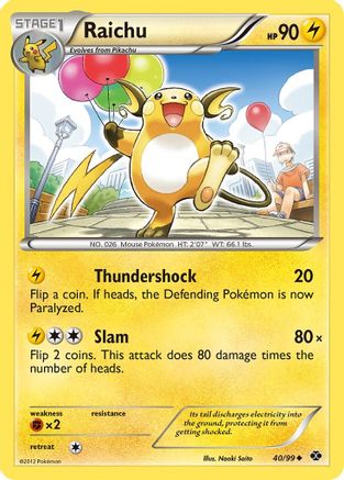Raichu 040  - Uncommon