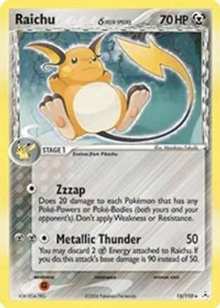 Raichu (Delta Species)/110  - Reverse Holofoil - Holo Rare