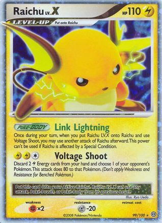 Raichu LV.X  - Holofoil - Ultra Rare