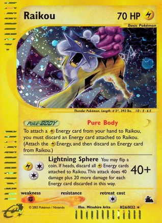 Raikou (H26)  - Holofoil - Holo Rare