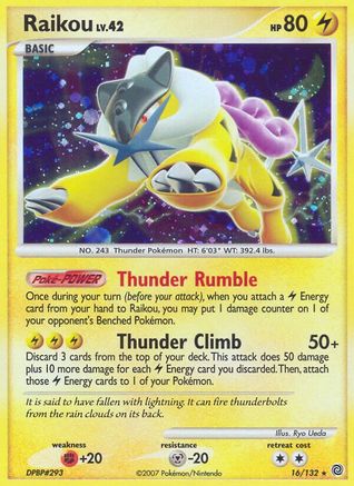 Raikou/132  - Holofoil - Holo Rare