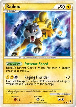 Raikou (Shiny)  - Holofoil - Shiny Holo Rare