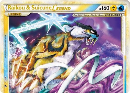 Raikou & Suicune Legend (Top)  - Holofoil - Ultra Rare