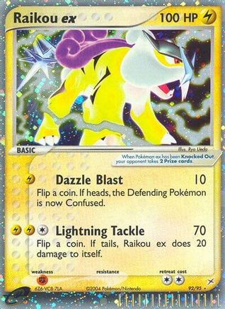 Raikou ex  - Holofoil - Ultra Rare