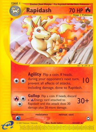 Rapidash  - Rare