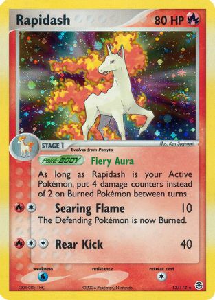 Rapidash  - Holofoil - Holo Rare