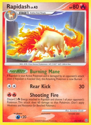 Rapidash  - Rare