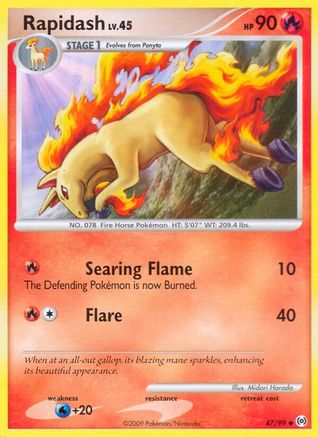 Rapidash (47) (47) 047  - Uncommon