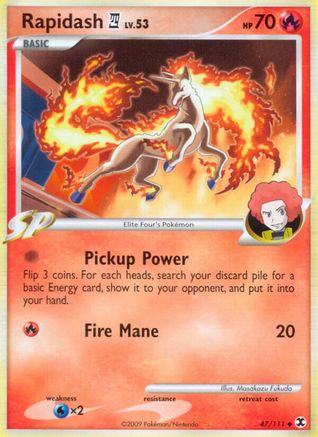 Rapidash E4  - Uncommon