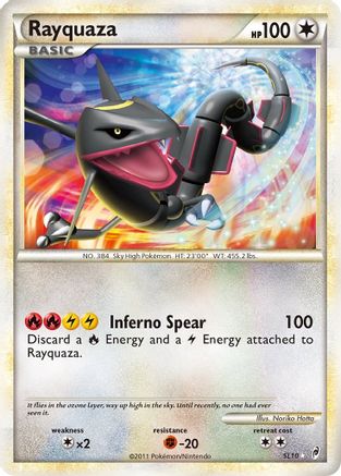 Rayquaza (Shiny)  - Holofoil - Shiny Holo Rare