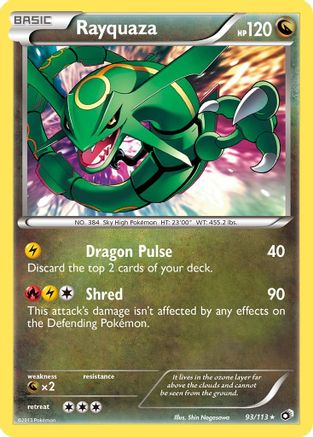 Rayquaza (93/113) [Noir et blanc : trésors légendaires] 