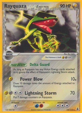 Rayquaza (13/113) (Espèce Delta) [EX : Espèce Delta] 