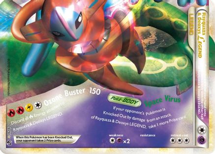 Rayquaza & Deoxys Legend (Bottom)  - Holofoil - Ultra Rare