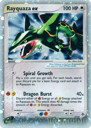 Rayquaza ex (97/97) [EX : Dragon] 
