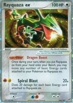 Rayquaza ex (102/107) [EX : Deoxys] 