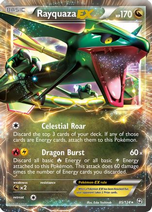 Rayquaza EX 085  - Holofoil - Ultra Rare