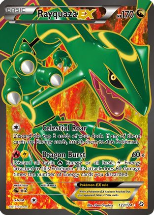 Rayquaza EX (123 Full Art)  - Holofoil - Ultra Rare