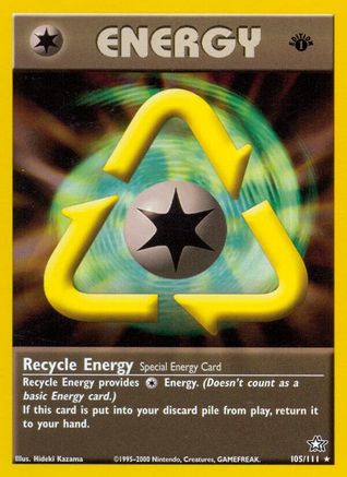 Recycle Energy 105  - 1st Edition - Rare