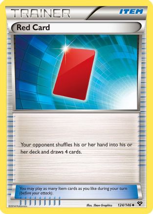Red Card 124/146  - Uncommon