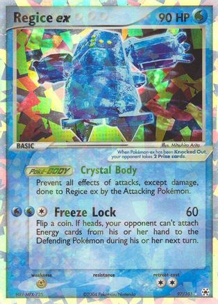 Regice ex (97/101) [EX : Légendes cachées] 