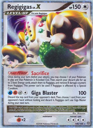 Regigigas LV.X  - Holofoil - Ultra Rare
