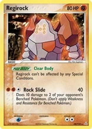 Regirock  - Rare