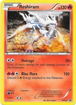 Reshiram - BW23  - Holofoil - Promo