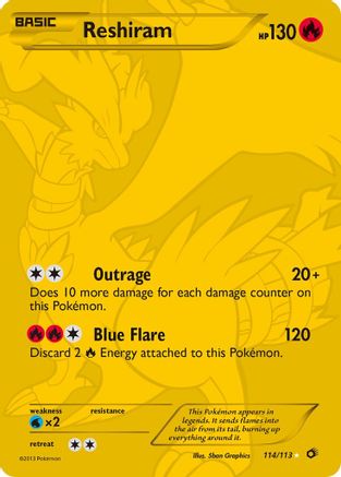Reshiram (114 Full Art Secret Rare)  - Holofoil - Secret Rare