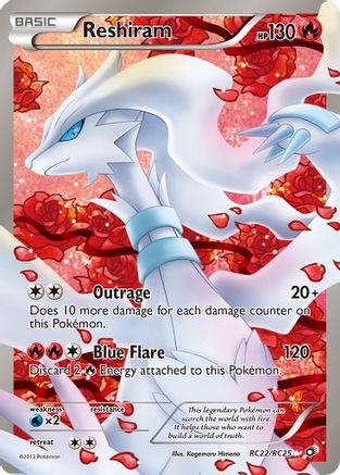 Reshiram (Full Art) RC22  - Holofoil - Ultra Rare