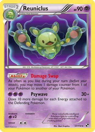 Reuniclus/114  - Holofoil - Holo Rare