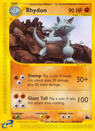 Rhydon (29)  - Rare