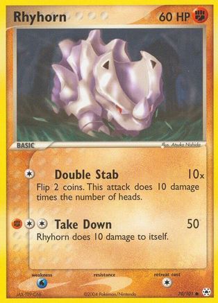 Rhyhorn (70/101) [EX : Légendes cachées] 