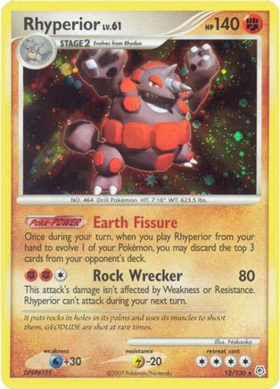 Rhyperior/130  - Holofoil - Holo Rare