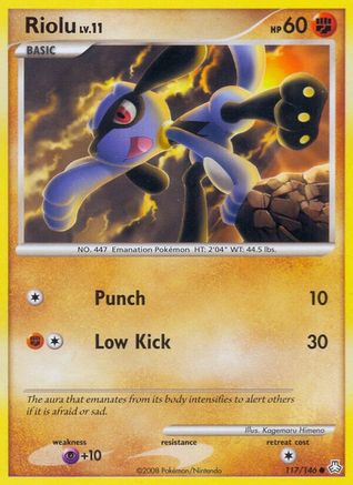 Riolu (117/146) [Diamant et Perle : Légendes éveillées] 
