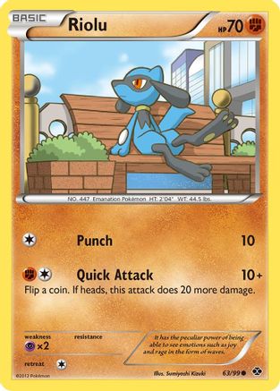 Riolu 063  - Common