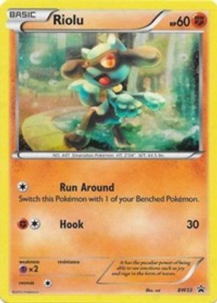 Riolu - BW33 (Cosmos Holo)  - Holofoil - Promo