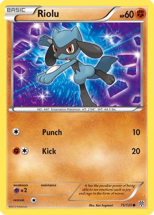 Riolu (75) (75) 075  - Common