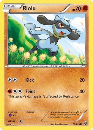 Riolu (76/135) [Noir et Blanc : Tempête Plasma] 